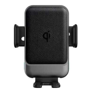 Top sale wholesale Qi KC certified auto clamping car charger wireless car mount with type C fast wireless charging